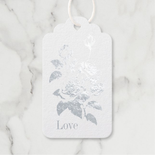 Etiquetas Para Regalos Rosas Floral (Anverso)