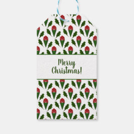 Etiquetas Para Regalos Roses rojas abstractas personalizadas, vacaciones 