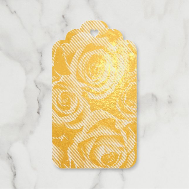 Etiquetas Para Regalos Roses rojos (Anverso)