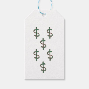 Etiquetas Para Regalos Rótulos en dólares