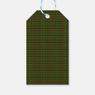 Etiquetas Para Regalos Royal Black Watch Tartan Cuadros Azul Clásico