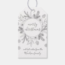 Rustic Boughes Feliz Navidad Moderno