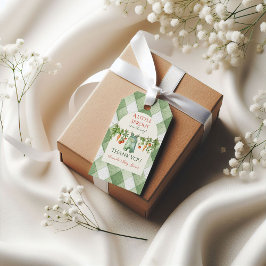 Etiquetas Para Regalos Rustic Gender Neutral Little Sprout Baby Shower