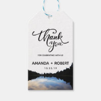 ©Rustic Lake Reflections Lakeside Wedding Favor