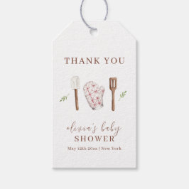 Etiquetas Para Regalos Rústica cocina moderna de chef Baby Shower