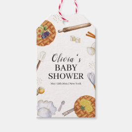 Etiquetas Para Regalos Rústico Cutie Baking Pie Baby Shower
