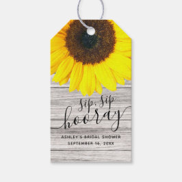 Etiquetas Para Regalos Rústico Sip Sip Hooray Favor