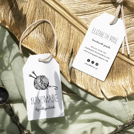 Etiquetas Para Regalos Rústico Yarn Tejidos De Tejido De Kraft Para Tejid