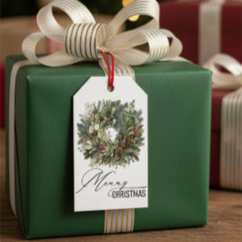 Etiquetas Para Regalos Rústicos Navidades de la vegetación usaron etiquet