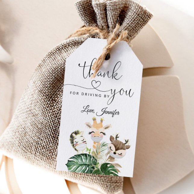 Etiquetas Para Regalos Safari acuático: bebé ducha conducido por (Subido por el creador)