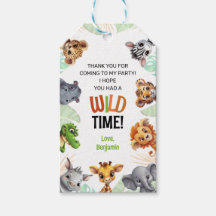 Safari Cumpleaños Wild Time Gracias