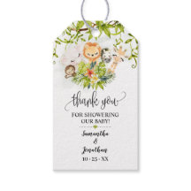 Safari Wild Baby Animals Baby Shower Favor
