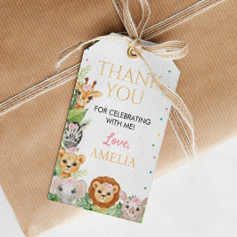 Etiquetas Para Regalos Safari Wild One Favor Tag