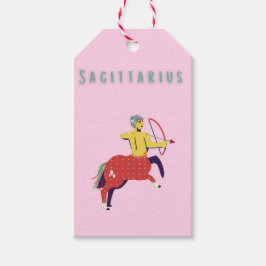 Etiquetas Para Regalos Sagitario Rosa, zodiaco, signo zodiacal