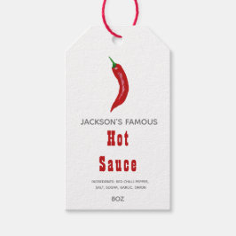 Etiquetas Para Regalos Salsa caliente casera | Salsa de chile