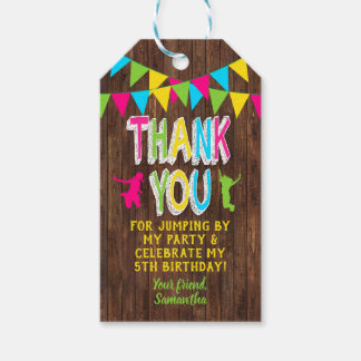 Etiquetas Para Regalos Salto Fiesta Bonder Pink Verde azulado Púrpura Fav