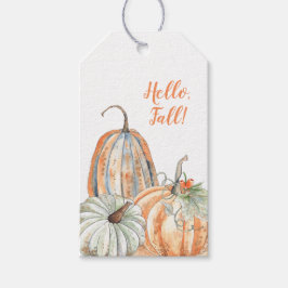 Etiquetas Para Regalos Saltos de agua de otoño