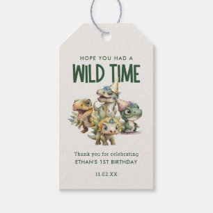 Etiquetas Para Regalos Salvaje un lindo favor de fiesta de cumpleaños de