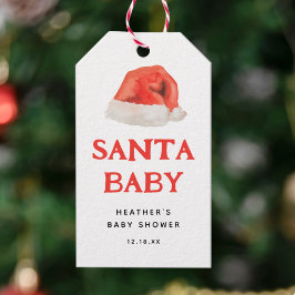 Etiquetas Para Regalos Santa Baby Vintage Baby Shower Navideño
