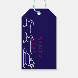 Etiquetas Para Regalos Santa Bebé: Fiesta y festividad feriada hurto"