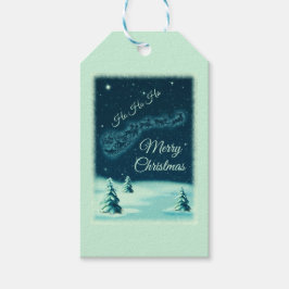 Etiquetas Para Regalos Santa y sus Navidades de renos