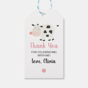 Etiquetas Para Regalos Santo Vaca Soy un regalo de cumpleaños de Gingham