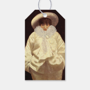 Etiquetas Para Regalos Sarah Bernhardt como Pierrot (Payaso Triste)