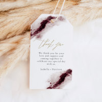 SCARLETT | Burgundy Marron Salpicadura de Acuarela
