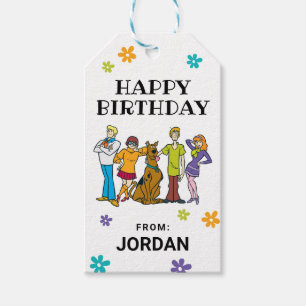 Etiquetas Para Regalos Scooby-Doo y el cumpleaños de la pandilla desde