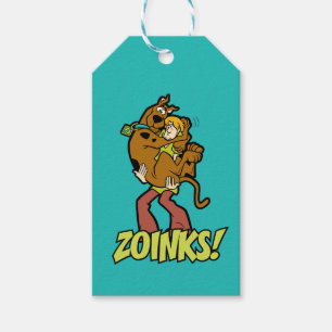 Etiquetas Para Regalos ¡Scooby-Doo y Zoinks lanudo!