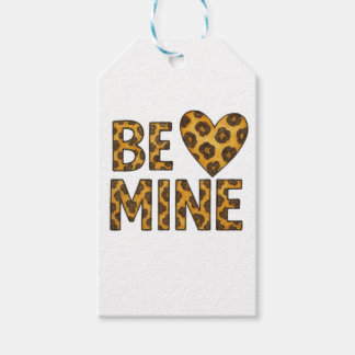 Etiquetas Para Regalos Sé Mía Sé Mi Cheetah Print de San Valentín