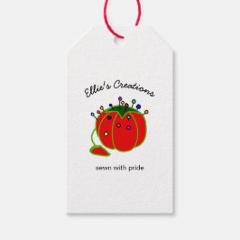 Etiquetas Para Regalos Seamstress Red Pin Cushion Seamstress Classic Roun