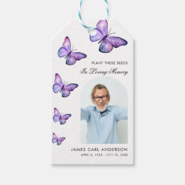 Etiquetas Para Regalos Seed Packet Memorial In Loving Memory Butterfly