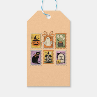 Etiquetas Para Regalos Sellos Espeluznantes de Halloween Vintage para Reg