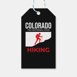 Etiquetas Para Regalos Senderismo en Colorado – El Estado del Centenario