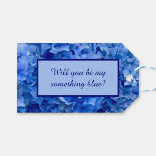 Etiquetas Para Regalos ¿Serás mi algo azul? Costa de Hydrangea