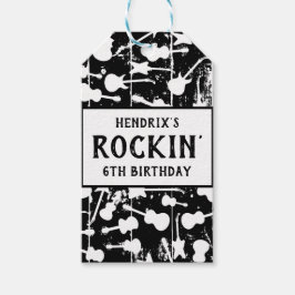 Etiquetas Para Regalos Servilletas para fiesta de cumpleaños de guitarra 