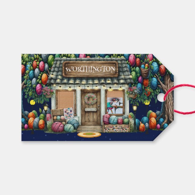 Etiquetas Para Regalos Sew Cute SeWING (Frente (Horizontal))