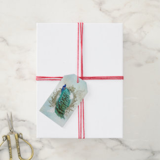 Etiquetas Para Regalos Shaboise Turquis Peacock