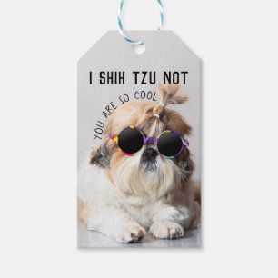 Etiquetas Para Regalos Shih Tzu No es divertido a los amantes de los perr