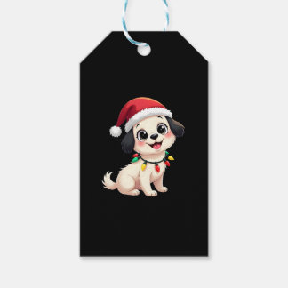 Etiquetas Para Regalos Shih Tzu Santa Christmas Tree Lights Xmas Dog Love