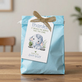 Etiquetas Para Regalos Shy Guy Thank You Tag