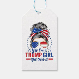 Etiquetas Para Regalos Sí, yo soy un Chica de Trump que lo supere