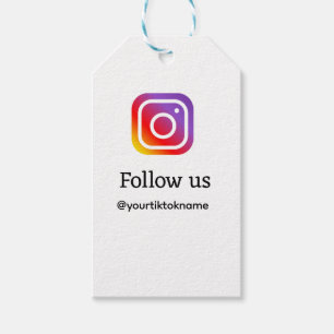 Etiquetas Para Regalos siga nuestro usuario de Instagram usuario medios s