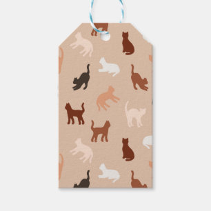 Etiquetas Para Regalos Silhouette de gato
