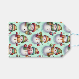 Etiquetas Para Regalos Silly Snowmen