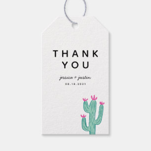 Etiquetas Para Regalos Simple Cactus Boda Gracias Por Favor