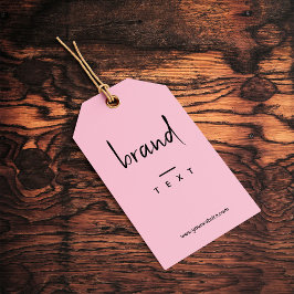 Etiquetas Para Regalos Simple Clothing Black Hanging Display Price Tag