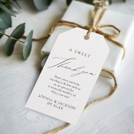 Etiquetas Para Regalos Simple Elegant Script Graduation Favors Thank You 