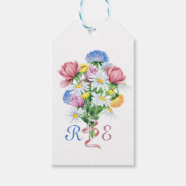 Etiquetas Para Regalos Simple Margarita Silvestre de Primavera Minimalist